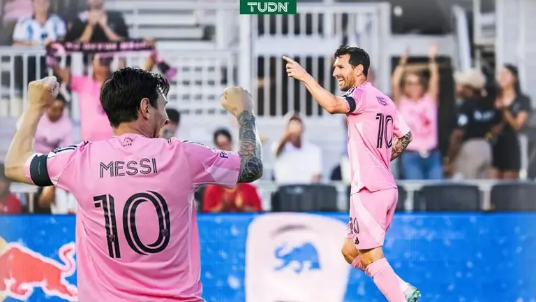 Lionel Messi Double en inter Miami Triumph contre Columbus | Tudn mls