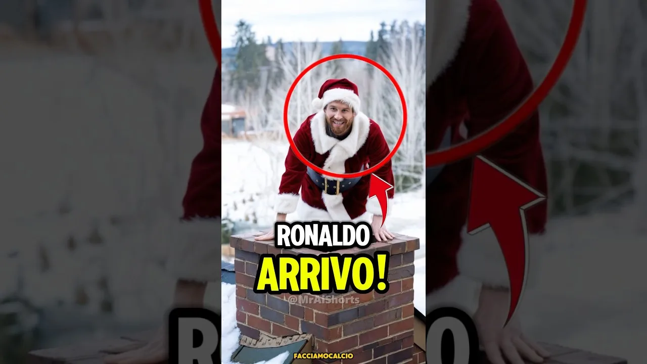 Leo Messi ha fatto un regalo a Ronaldo 😂#ronaldo #calcio #messi