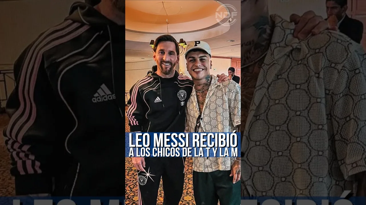 Leo Messi a reçu les garçons de T et M The Cumbia -Time Band 😱 😱