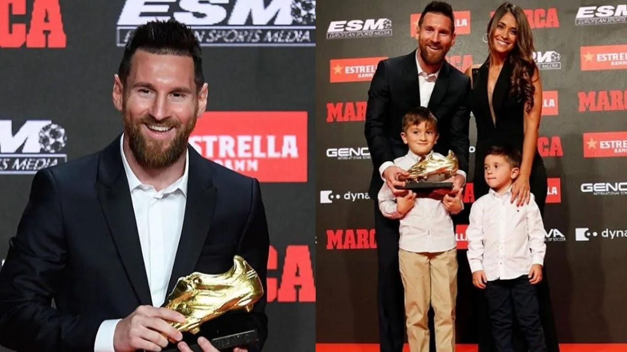 Lionel Messi wins his 6th golden boot award