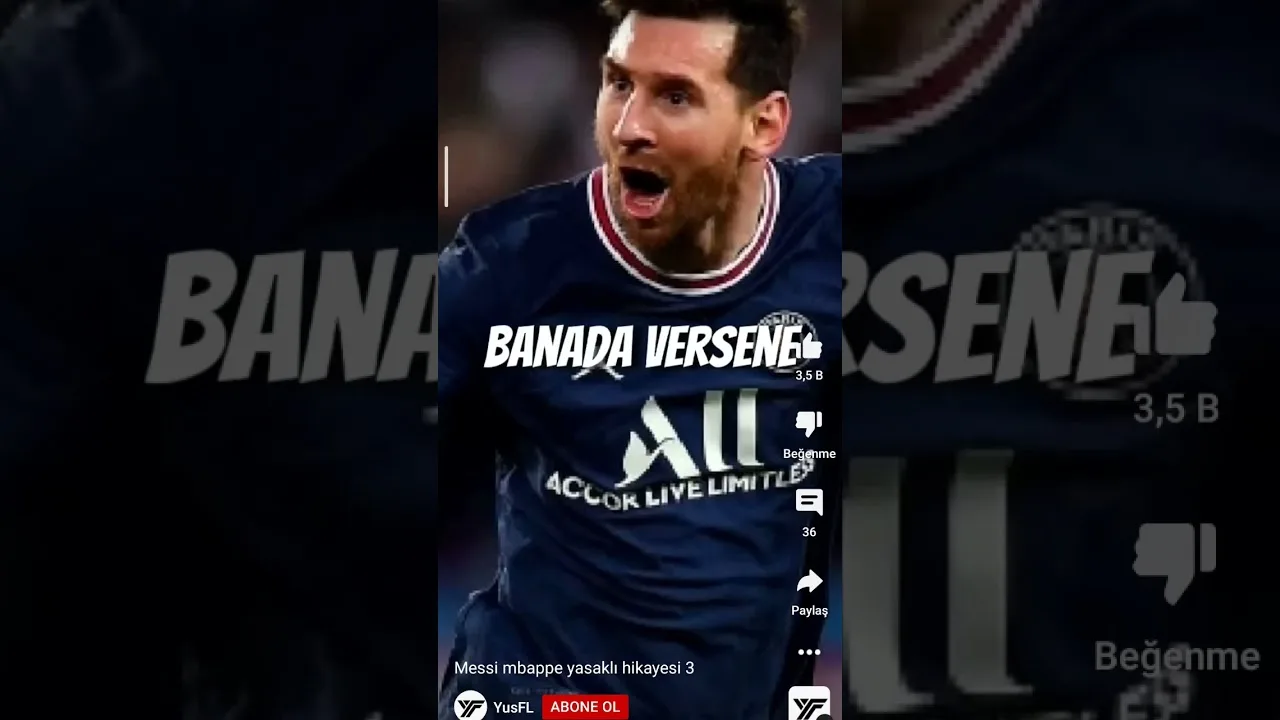 Messi Mbappe yasaklı hikaye #shorts @Leo Messi @Kylian