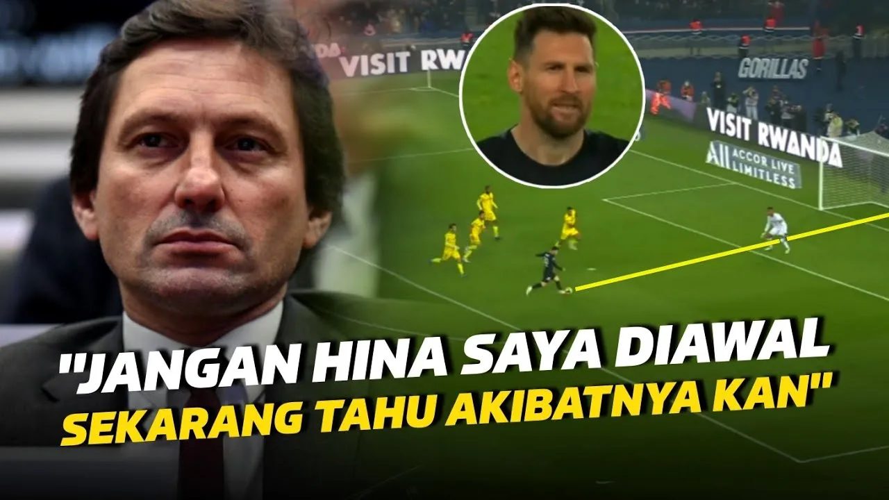 JANGAN BUAT ALIEN MARAHLihat Momen Leo Messi Mengamuk Dan