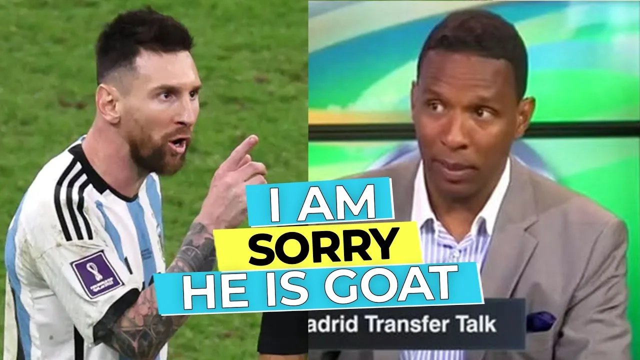 Lionel Messi's biggest Hater Apologies on LIVE T.V  ft