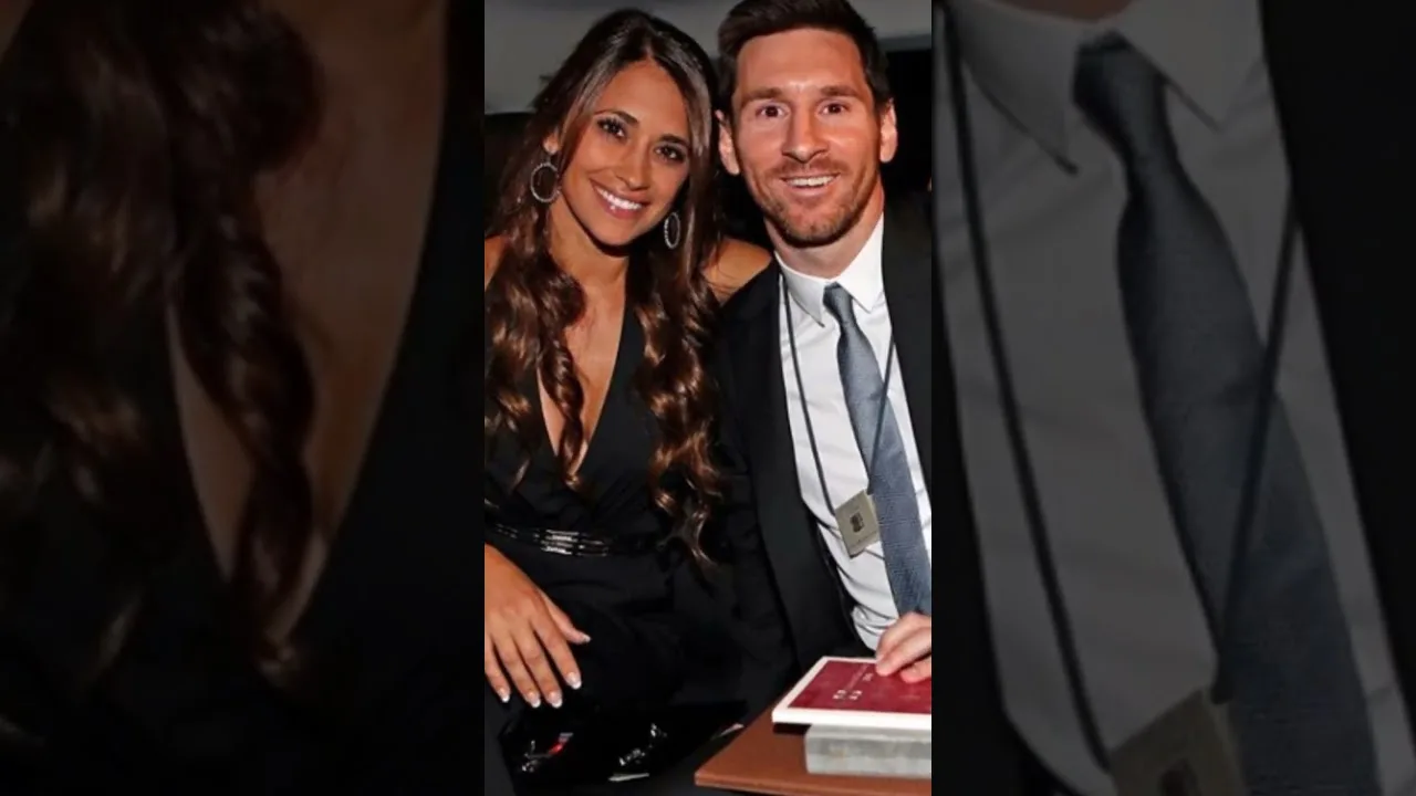 Leo Messi with his wife  Antonella #trending #shorts