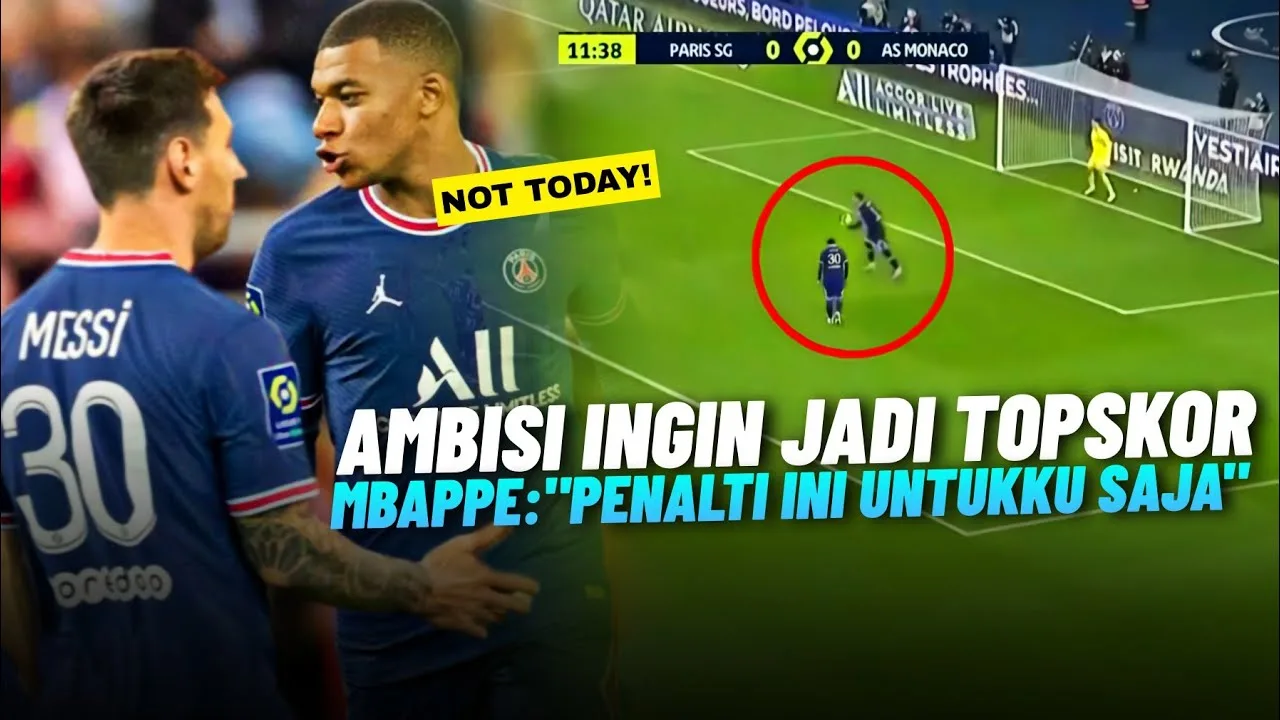 "MESSI DIBUAT SAKIT HATI" Lihat Bagaimana Mbappe