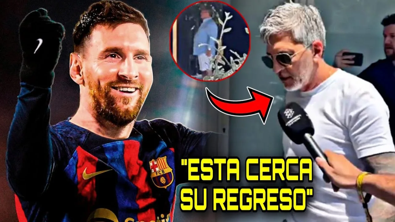 JORGE MESSI REUNIDO con LAPORTA para NEGOCIAR el REGRESO