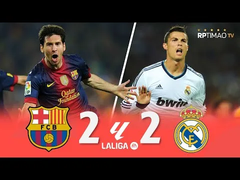 Barcelone 2 x 2 Real Madrid (Messi X C. Ronaldo) ● La Liga 12/13 buts prolongés et faits saillants ᴴᴰ