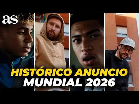 MESSI, LAMINE YAMAL, BAD BUNNY et BELLINGHAM dans la AD ADIDAS HISTORIQUE pour la COUPE DU MONDE 2026