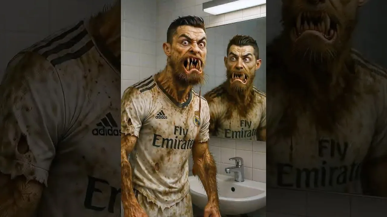 🕷️💔😢ronaldo mute dans un monstre d’araignée… Messi essaie de le sauver