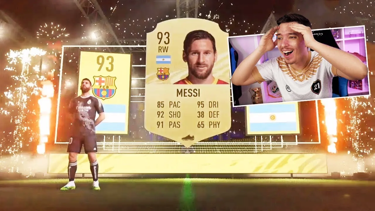 LIONEL MESSI IN PACK !!! FIFA 21 PACK OPENING !!!
