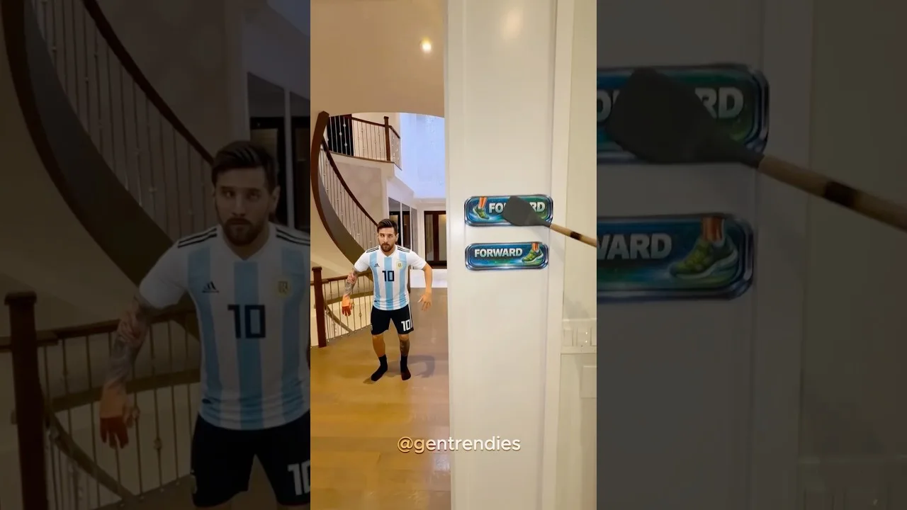Lionel Messi fait la tendance des robots 😱