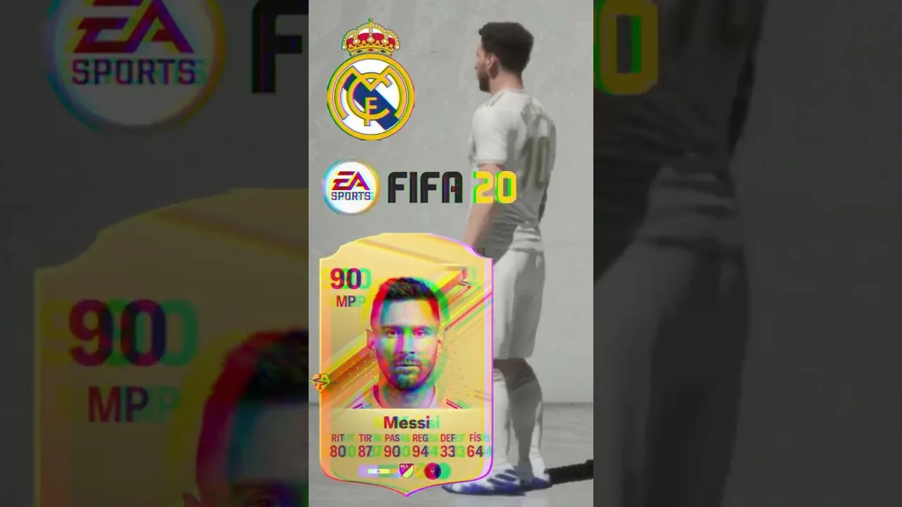 LEO MESSI REAL MADRID FIFA 20 #fc24 #easports #shorts