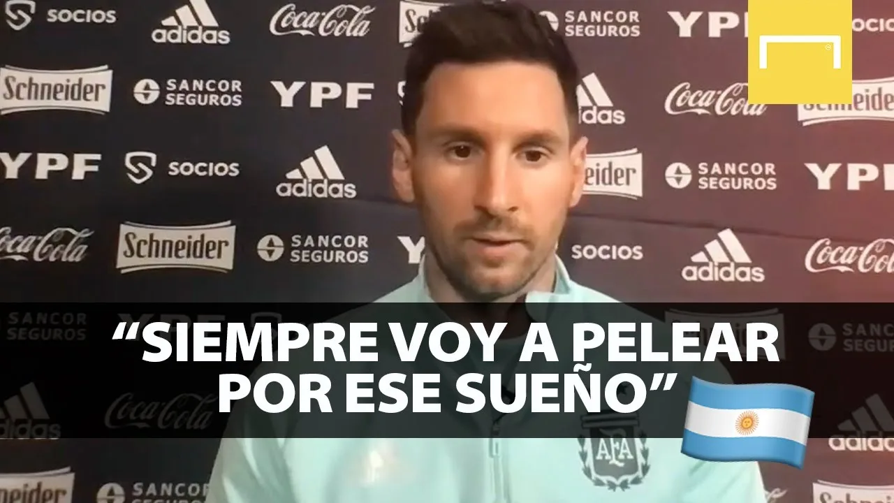 Leo Messi: “Mi mayor sueño es conseguir un título con esta
