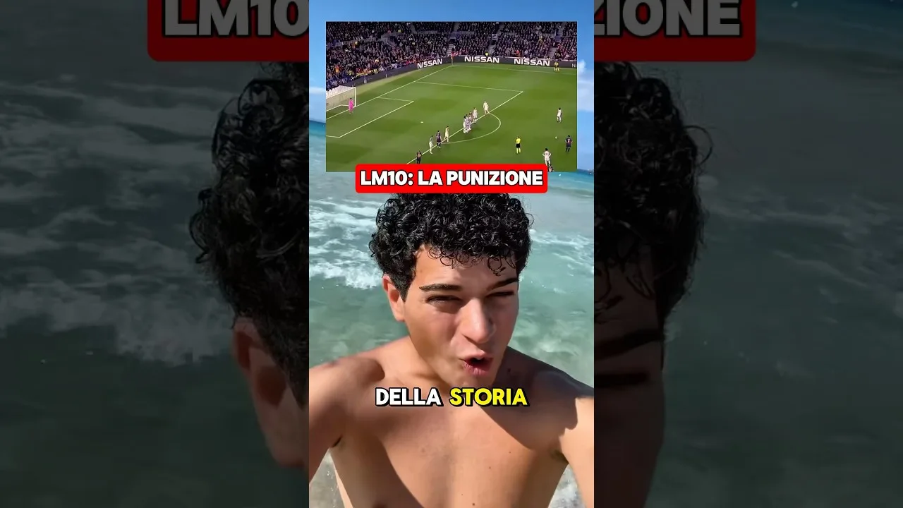 Punizione più bella della storia del calcio? 🥹 #lm10 #davedere #calcio #leomessi #summer