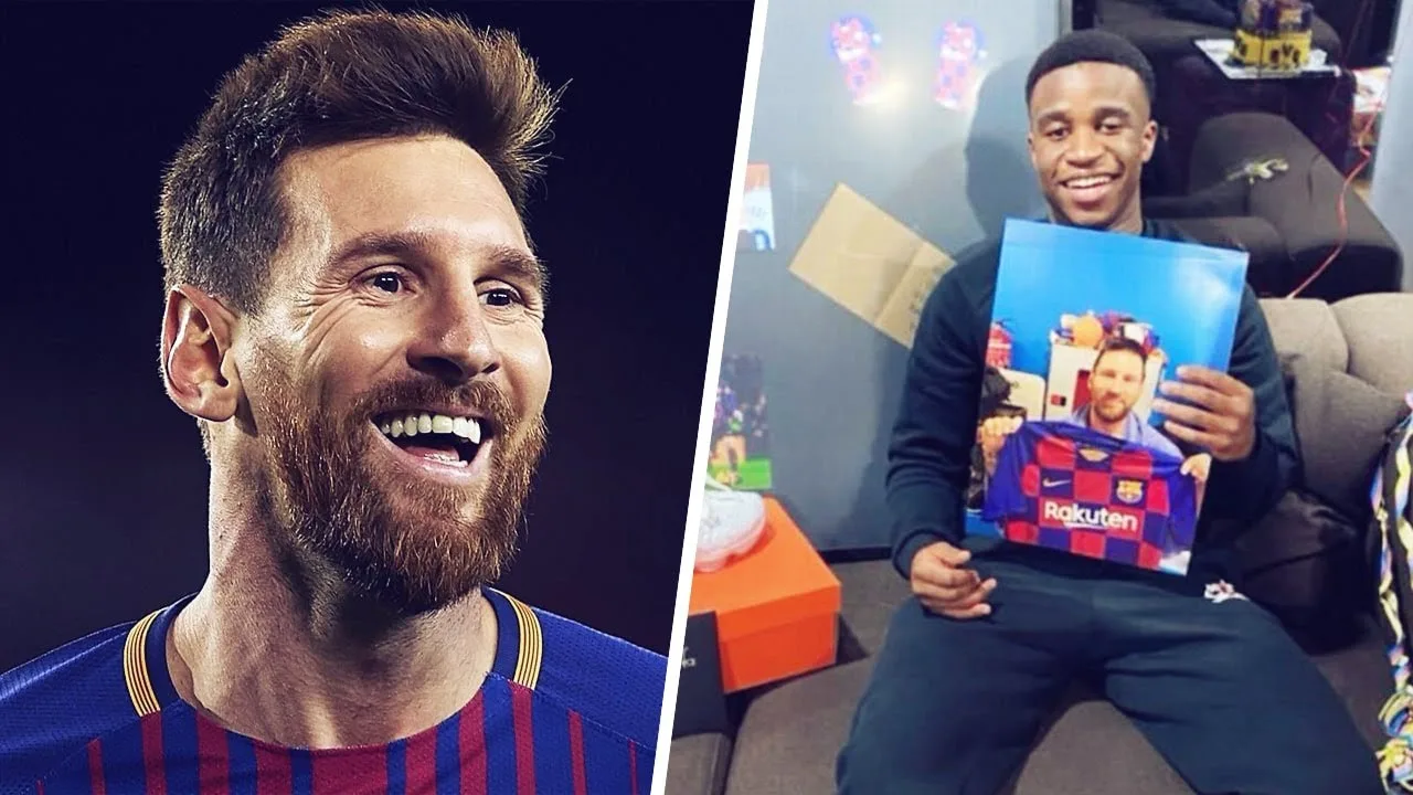 Why did Lionel Messi send gifts to Dortmund prodigy Moukoko?