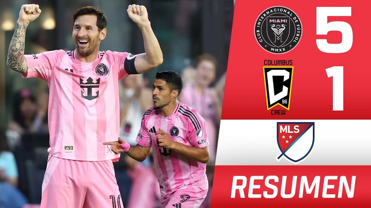 Partage d’objectifs. Leo Messi Double Guides Inter Miami dans Win vs Columbus Crew | MLS