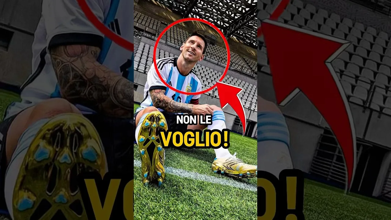 Ecco il motivo per il quale Leo Messi si Rifiuta di indossare le scarpe dell’adidas 😱