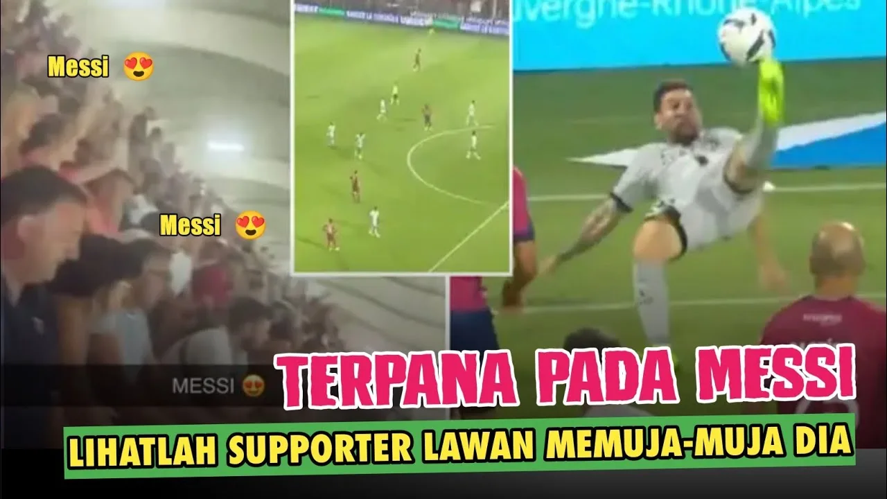 BUKAN DILEDEK & DILEMPARI BOTOL Lionel Messi Malah
