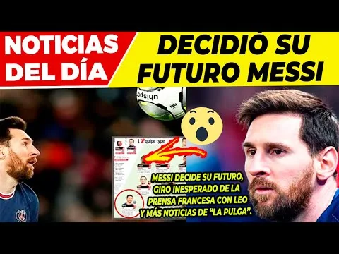 MESSI TOMA IMPORTANTE DECISIÓN CAMBIO TOTAL de la PRENSA
