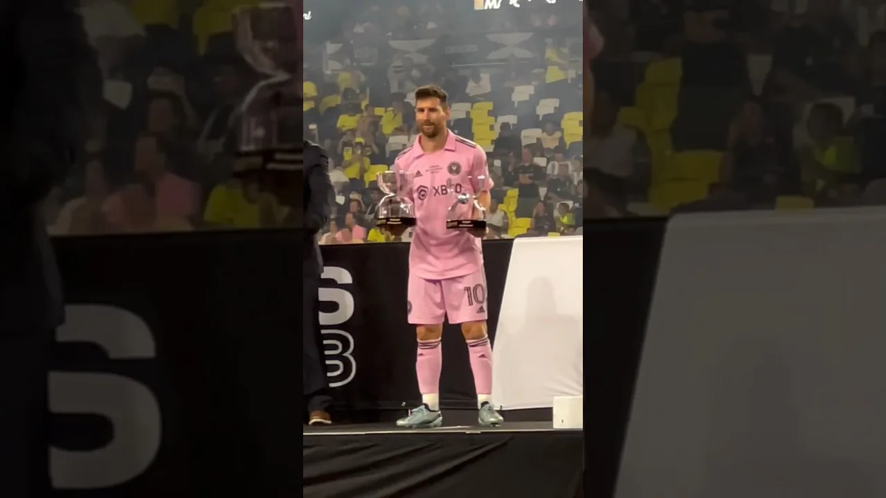 MESSI campeón del Inter de Miami en la League Cup #soccer