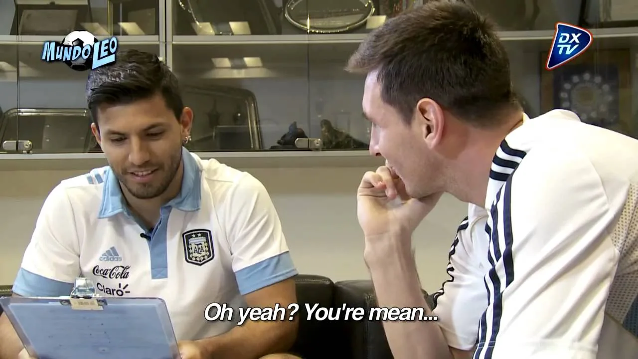 El Kun Agüero entrevista a Leo Messi