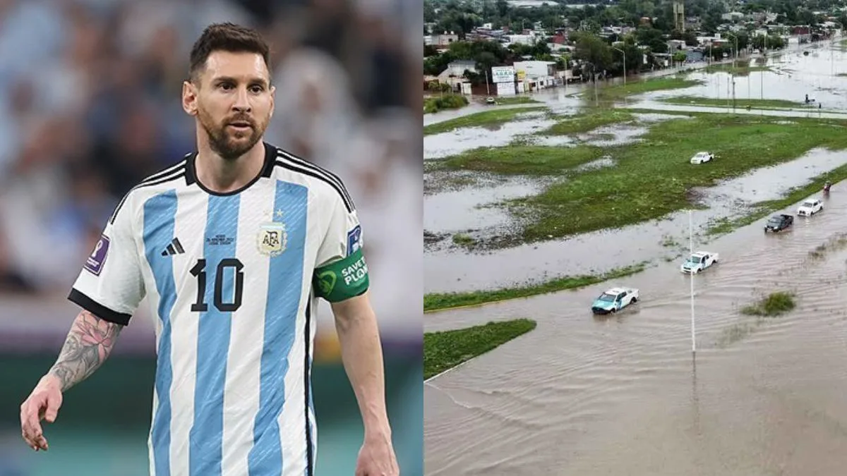 Message de Lionel Messi Signification pour les victimes de la tempête à Bahía Blanca
