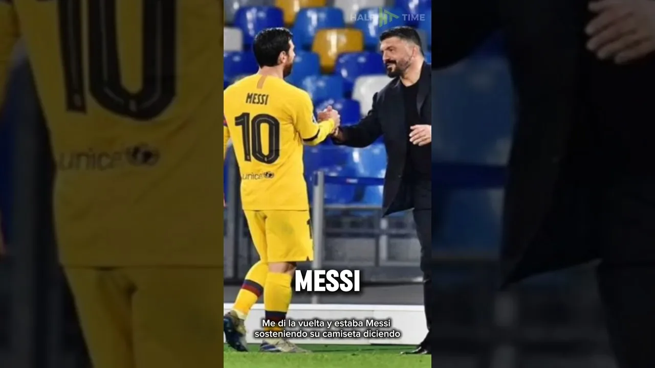 Gattuso « Tous les joueurs reçoivent mes cris – sauf Lionel Messi » #messi #football
