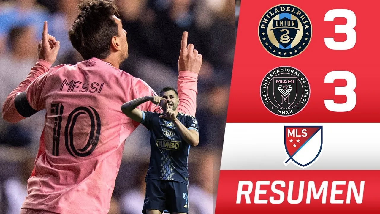Partidazo avec le but de Lionel Messi, Inter Miami a sauvé un match nul 3-3 contre Philadelphia Union | MLS