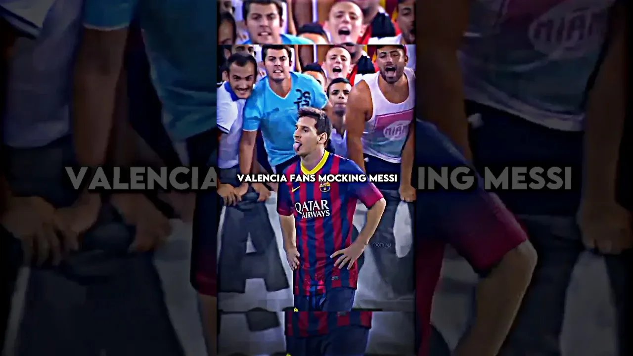 Messi Revenge on Valencia fans  #football #shorts #football