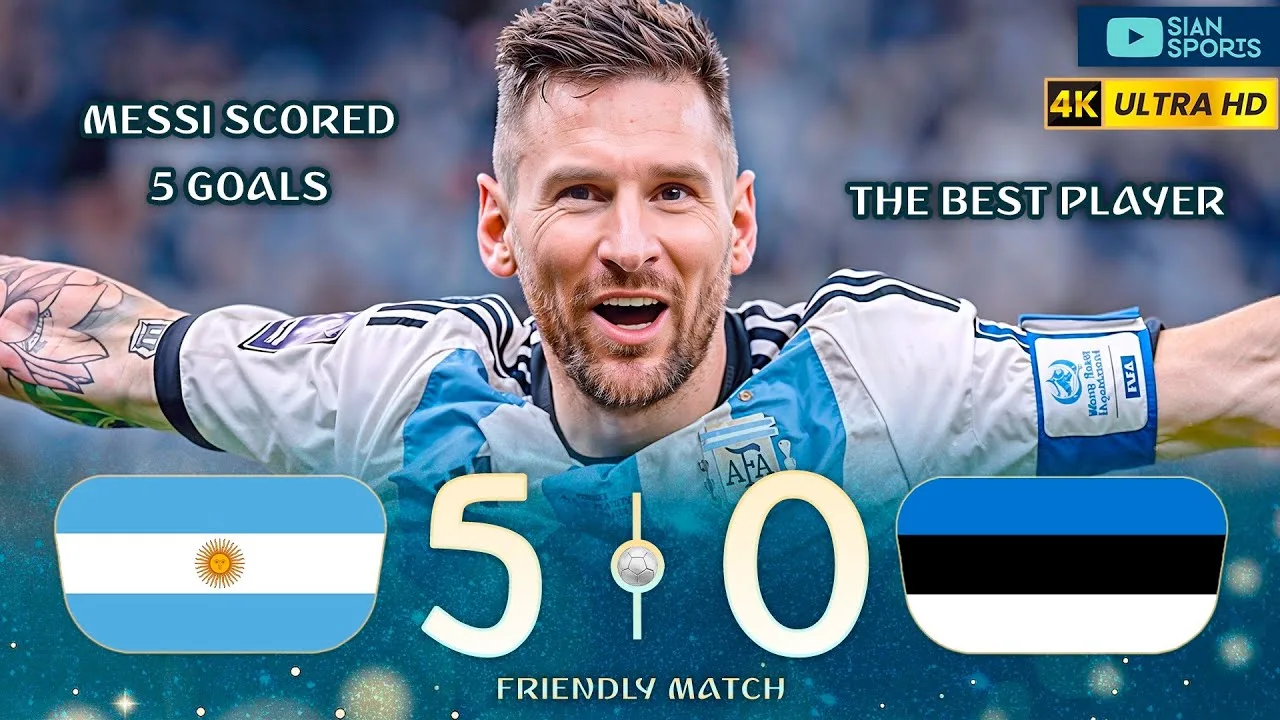 IL EST ILLUMINÉ, MESSI A MARQUÉ 5 BUTS ET A EU UN SPECTACLE DANS LE MATCH ET A ÉTÉ APPLAUDI DEBOUT PAR TOUT LE MONDE !