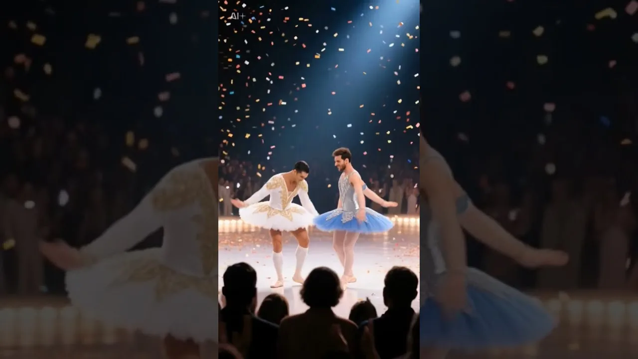 Cristiano Ronaldo et Lionel Messi sont la ballerine 😱