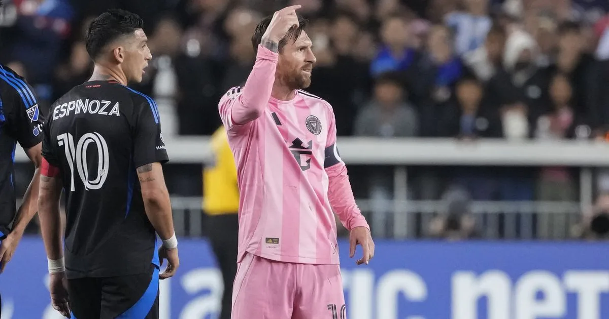 Lionel Messi a sauvé du carton rouge par un entraîneur rival alors que les difficultés d’Inter Miami continuent