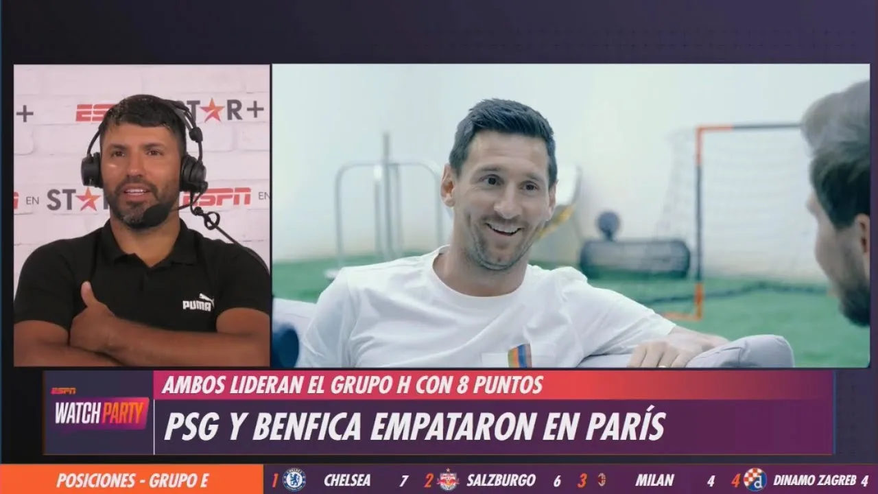 KUN AGUERO REACCIONA a MESSI CEBANDO MATE con el POLLO
