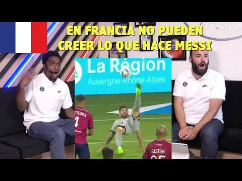 PERIODISTAS FRANCESES NO PUEDEN CREER LO QUE HACE LEO MESSI