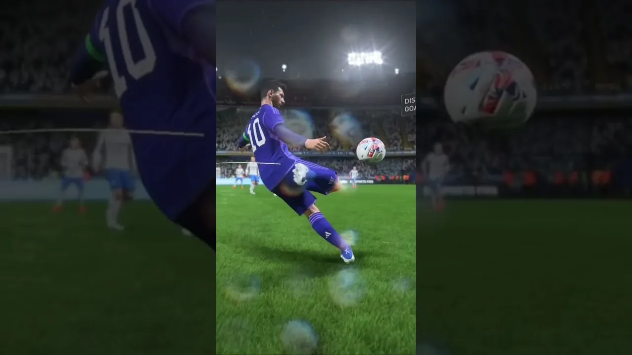 Lionel Messi Long Distance Power Shot Goal Against