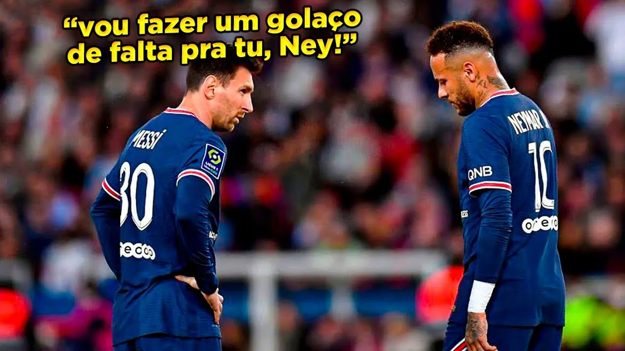 NEY TAVA TRISTE.. ENTÃO MESSI FEZ UM GOLAÇO DE FALTA!!