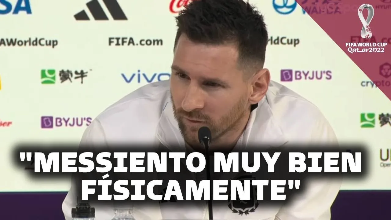 LIONEL MESSI  « PUEDE QUE SEA MI ÚLTIMO MUNDIAL. LA ÚLTIMA