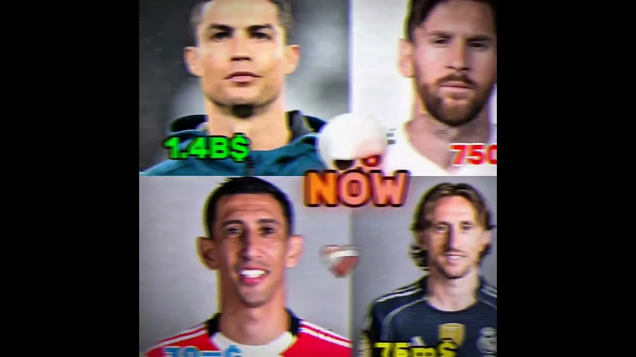 Cristiano Ronaldo x Lionel Messi x Angel Di María x Luka Modric☠️🤯