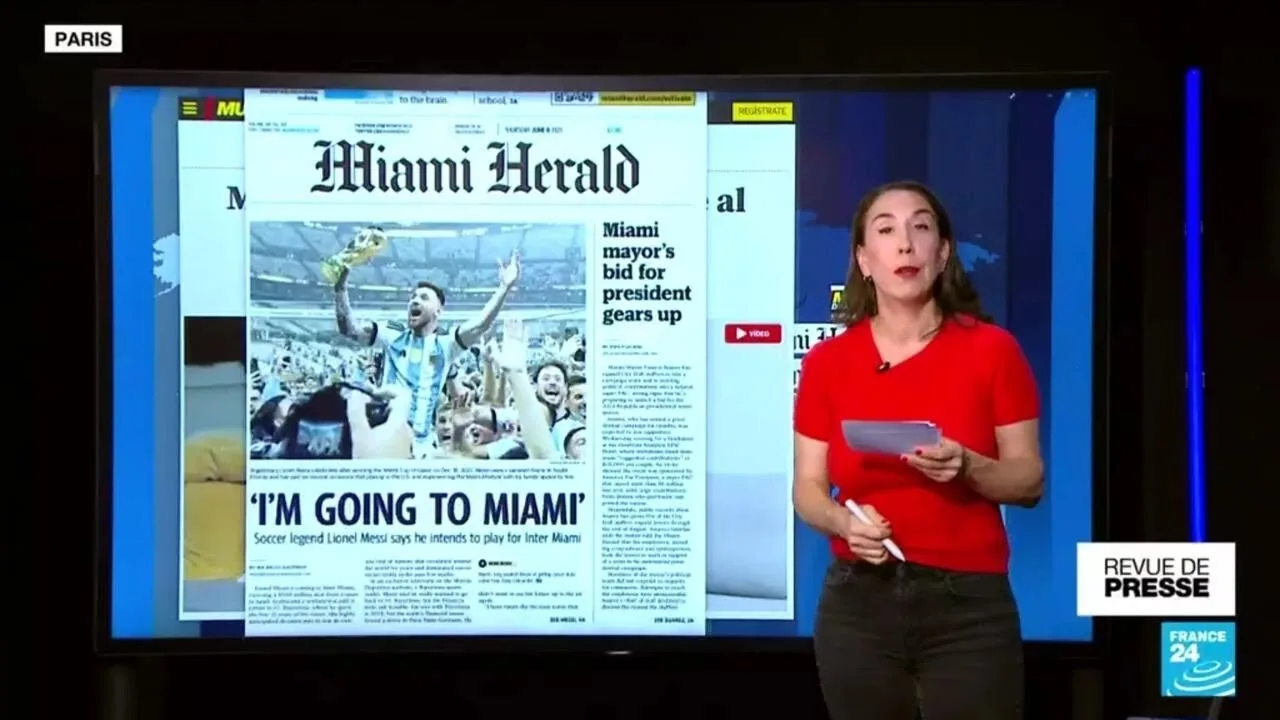Lionel Messi : « Adieu Paris, hello Miami » • FRANCE 24