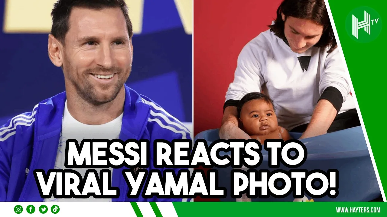 Messi RÉAGIT à une photo ICONIQUE avec bébé Lamine Yamal