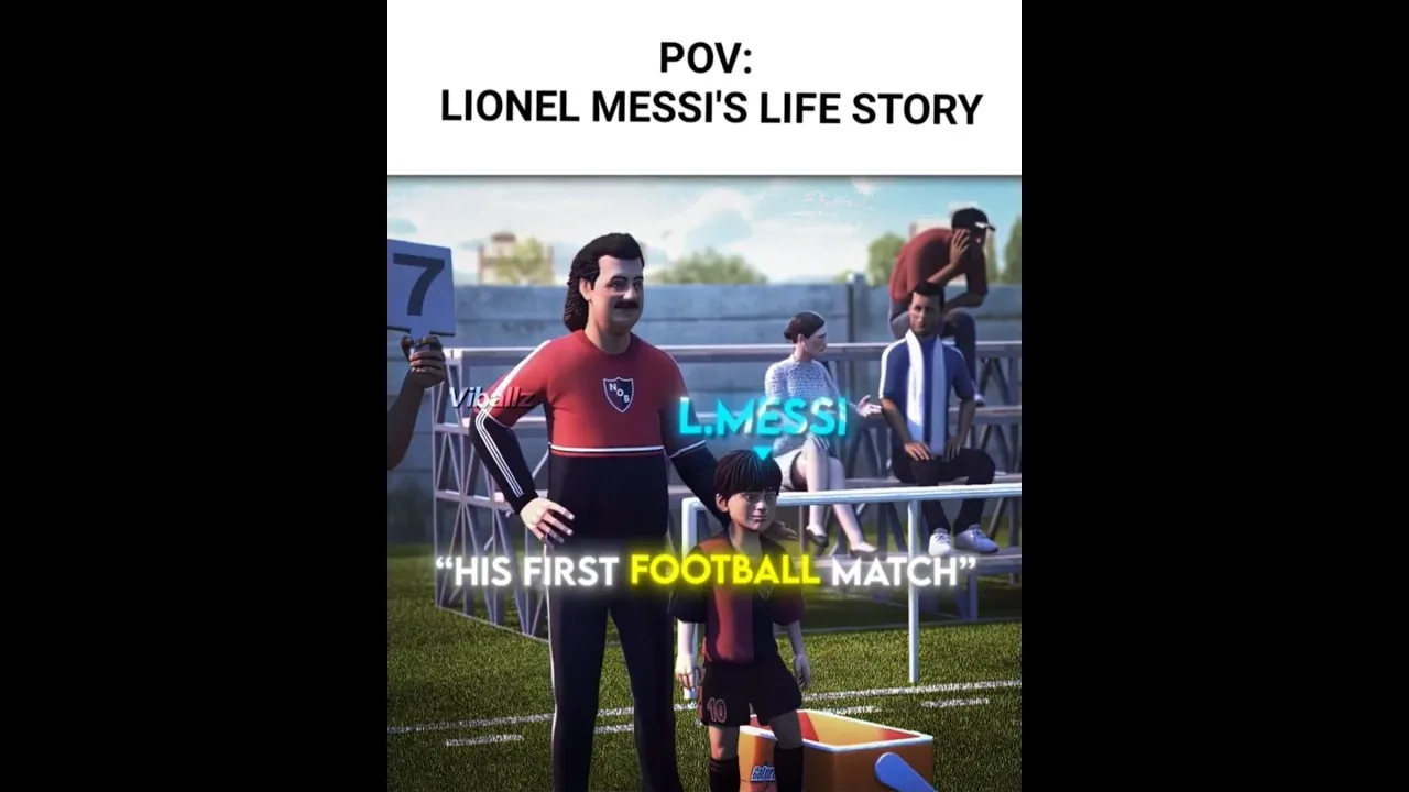 L’histoire de la vie de Lionel Messi😍🔥