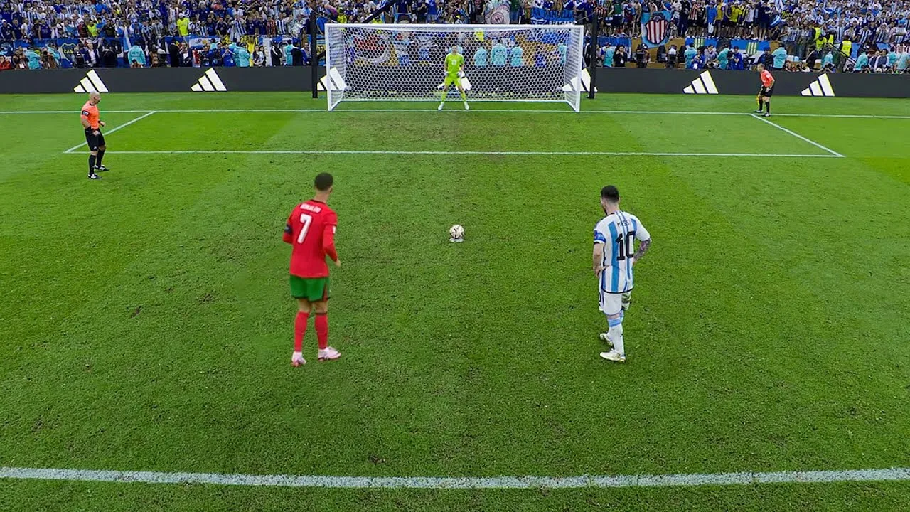 Quand Cristiano Ronaldo rencontre Lionel Messi pour la première fois au niveau national