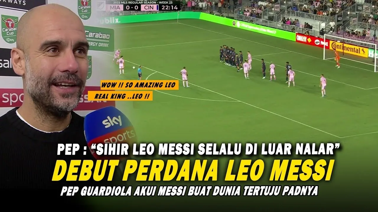 Pertandingan Pertama Messi Yang Buat Semua Orang Terkagum