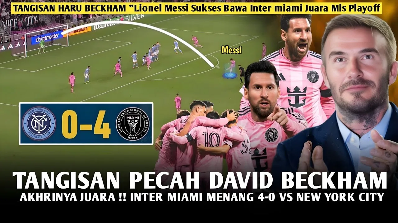 HISTOIRE ‼️Enfin CHAMPION 🏆Lionel Messi BRACE 😱 Prédiction Inter Miami gagne 4-0 contre New York City 🔥