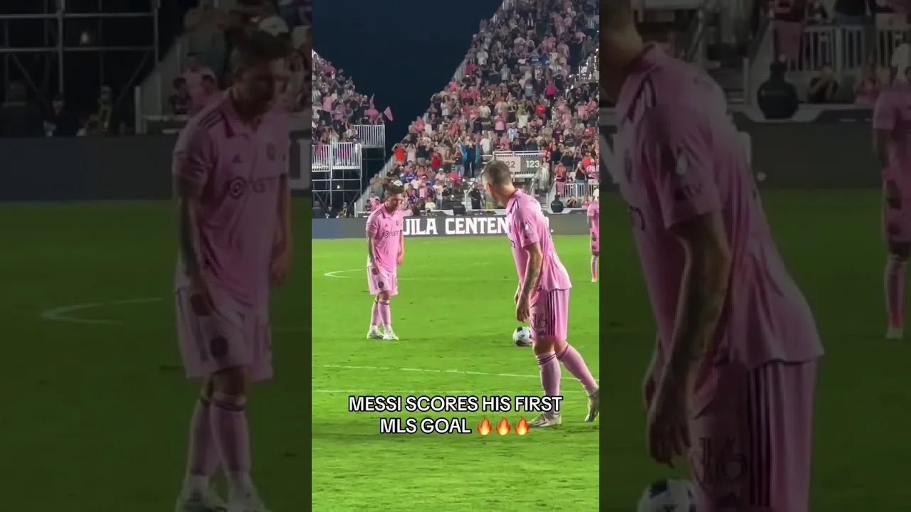 Lionel Messi’s 1st goal wins it for Inter Miami 😮