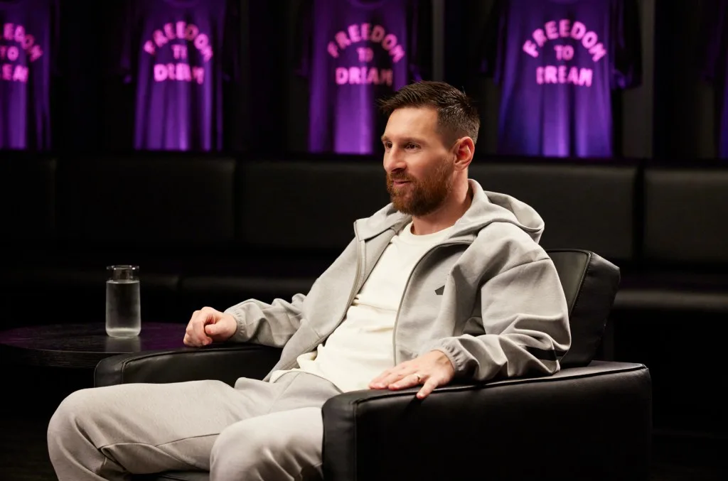 Lionel Messi réagit à la création de noms dans la musique