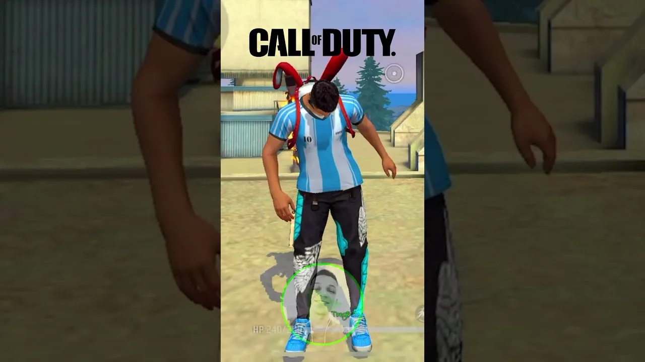Emote de lionel messi hecho por cr7 vestido de ARGENTINA