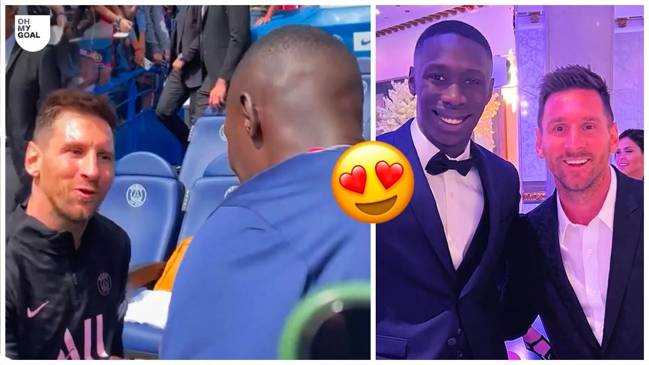 Khaby Lame starstuck meeting Leo Messi for the first time