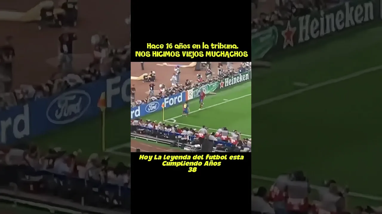 Hace 16 años leo messi marcaba un gol que quedará para la Historia. Hoy el astro argentino cumple 38