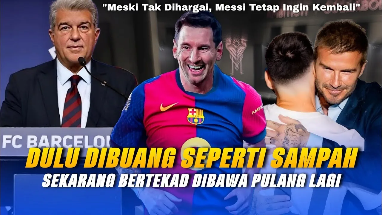 Décision unilatérale la pulga !! Confiance à Leo Messi prêt à se retirer d’Intermiami pour retourner à Barcelone